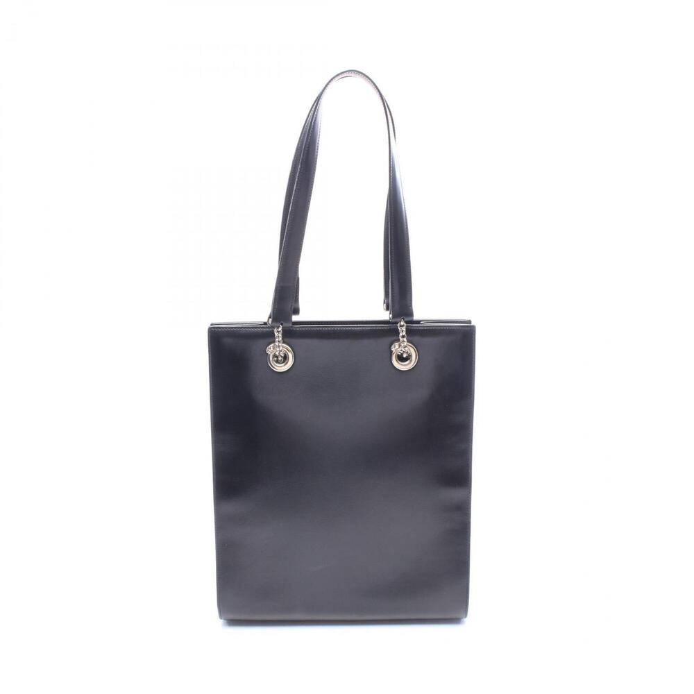 Cartier Panthère Tote Bag Handbag Leather Women's Black